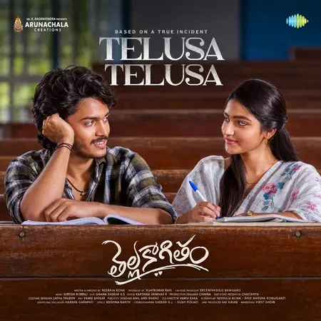 Telusa Telusa Lyrics - Thella Kagitham - Anudeep Dev Lipsika