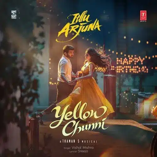 Yellow Chunni Lyrics - Vishal Mishra - Itllu Arjuna